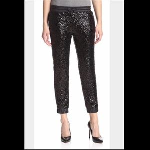 NWT Silva Sequined  jogger  pant Small